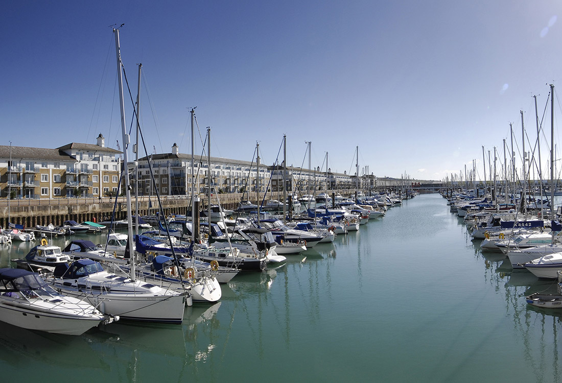 Boats at Brighton Marina